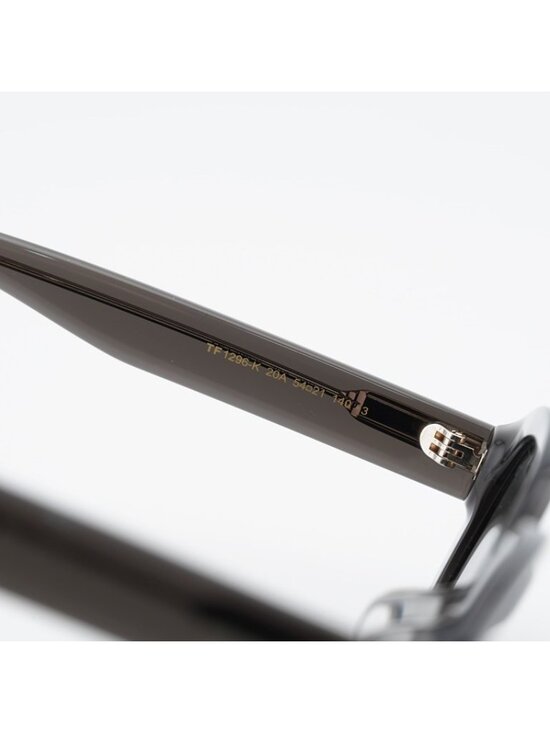 Tom Ford FT1296-K 20A Sunglasses Grey Oval Frame, Smoke Lenses main image 6